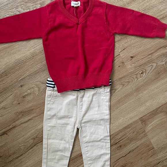 BeetleThreads 3 Piece Sweater, Button Up, Slack Set - Picture 10 of 11